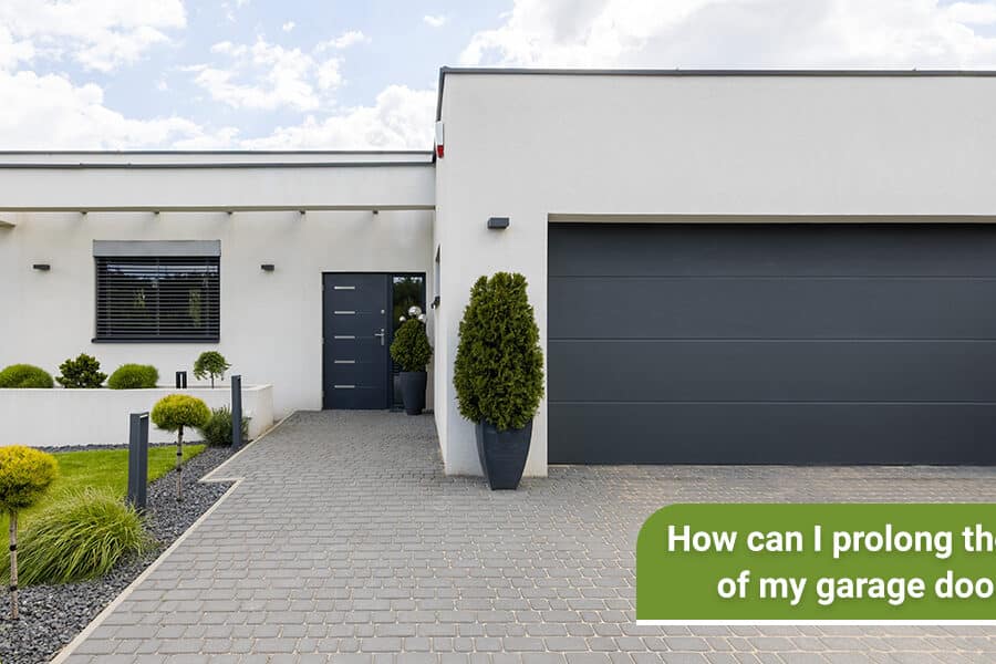 How can I prolong the lifespan of my garage door system